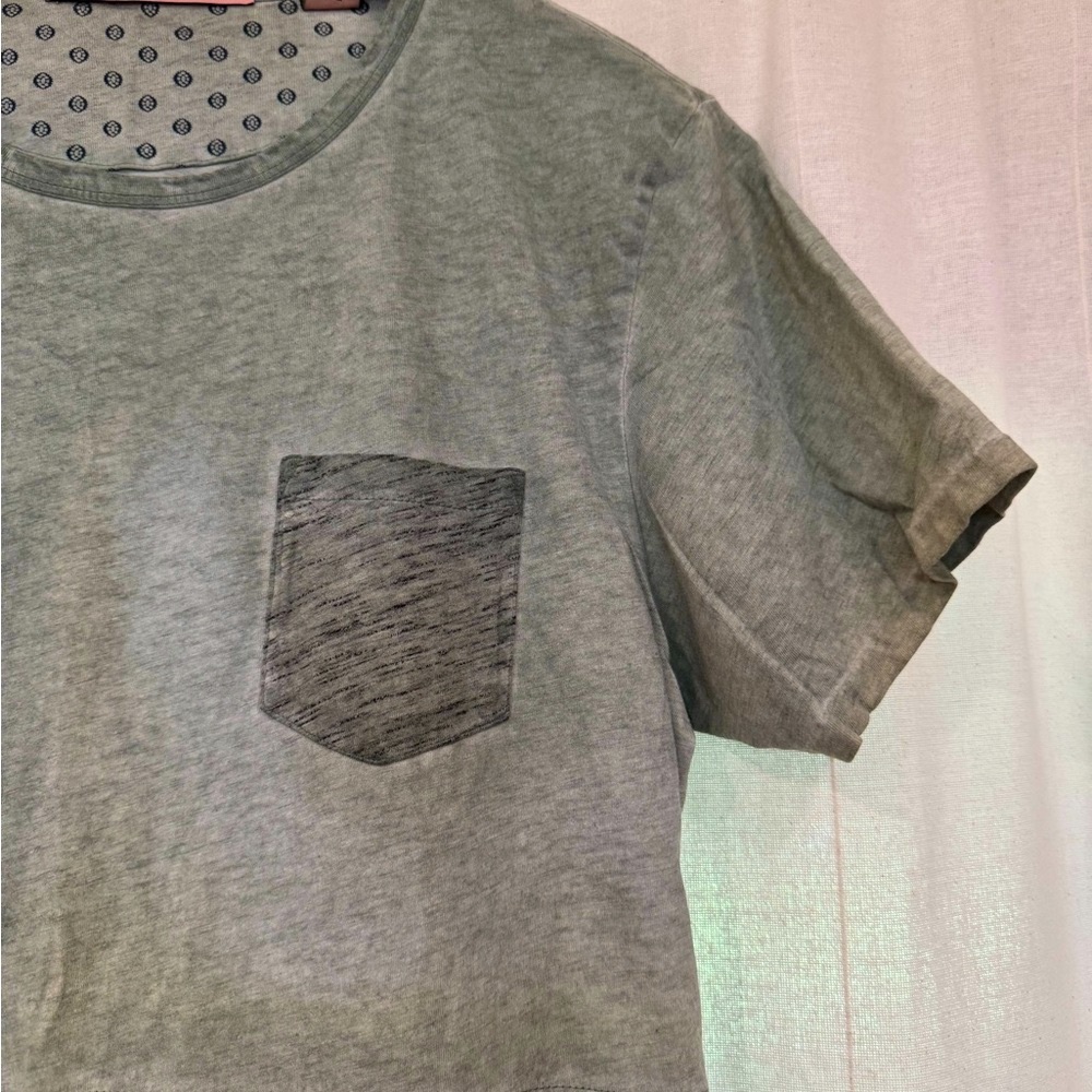 Scotch & Soda Garment Dye Pieced Short Sleeve Pocket Tee